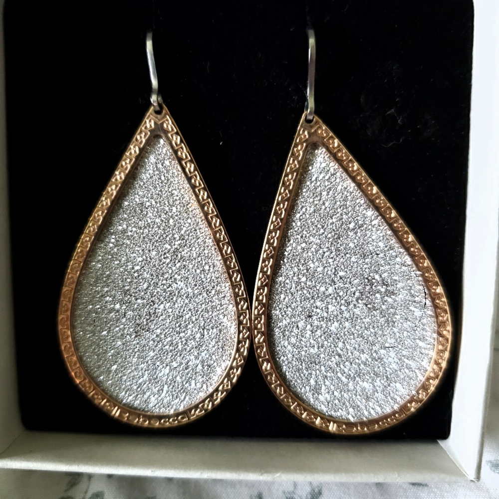 Rebecca Earrings & Necklace Sterling 18k Bronze - Picture 12 of 16
